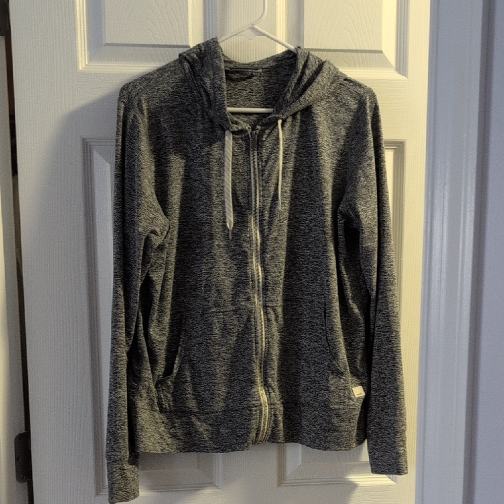 Vuori Gray Zip-Up Hoodie